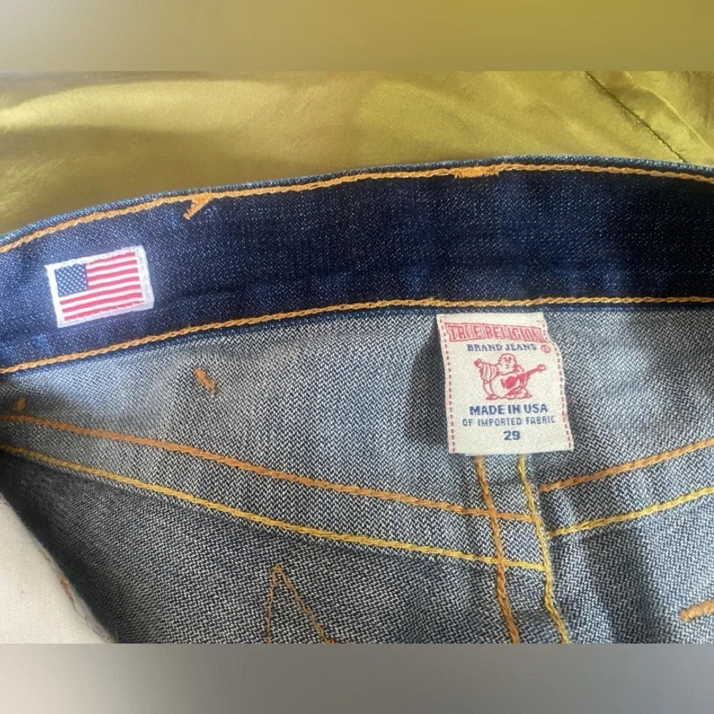 True Religion Men's Davey Pony Express Slim Jeans in Iron Horse 29x33